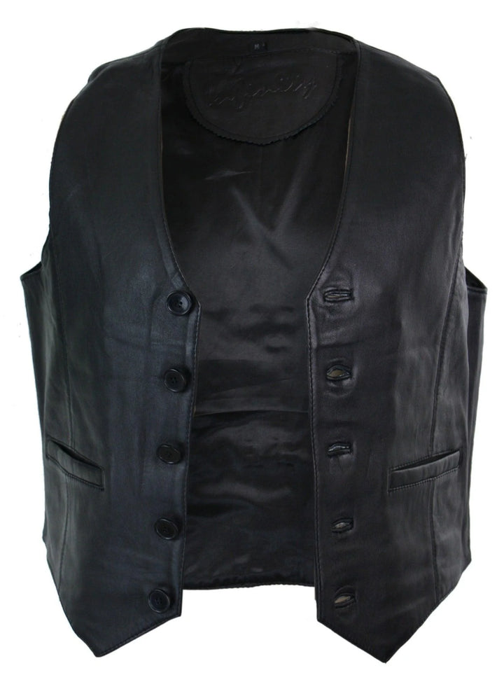 Real Leather Gilet Quilted Men's Waistcoat | All For Me Today