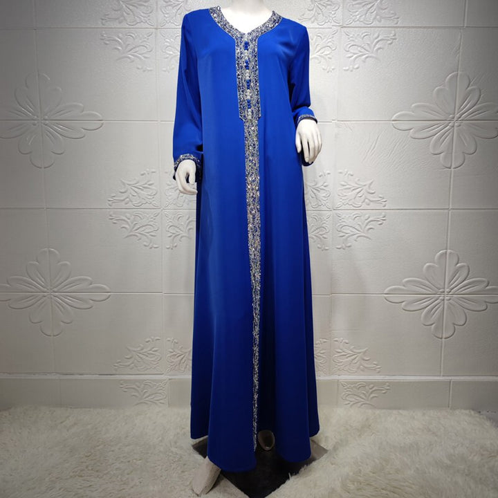 Rhinestone Moroccan Kaftan Abaya | All For Me Today