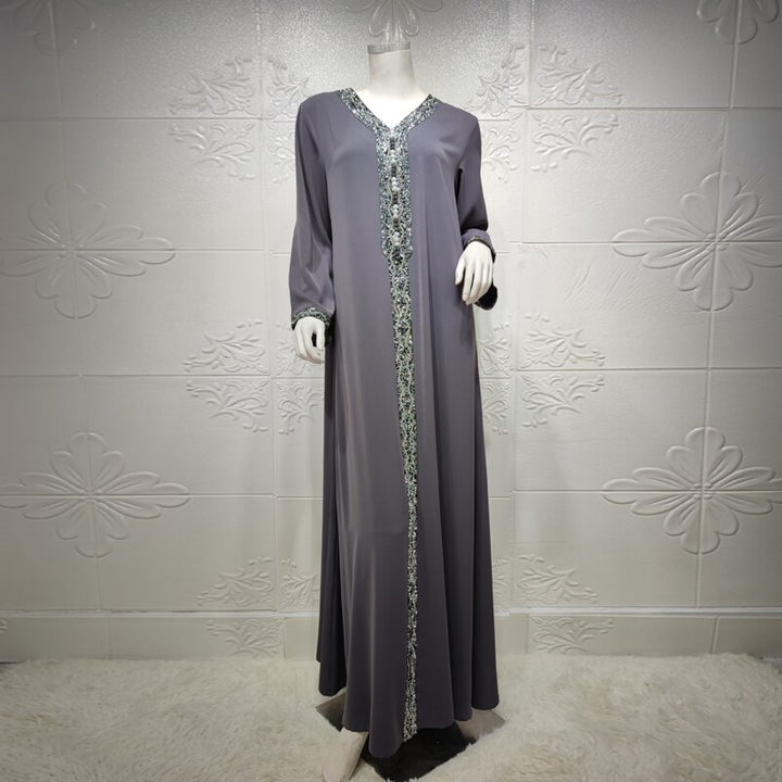 Rhinestone Moroccan Kaftan Abaya | All For Me Today