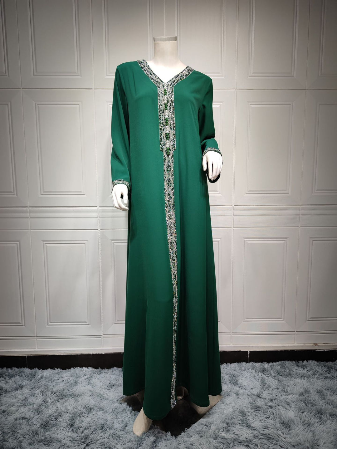 Rhinestone Moroccan Kaftan Abaya | All For Me Today