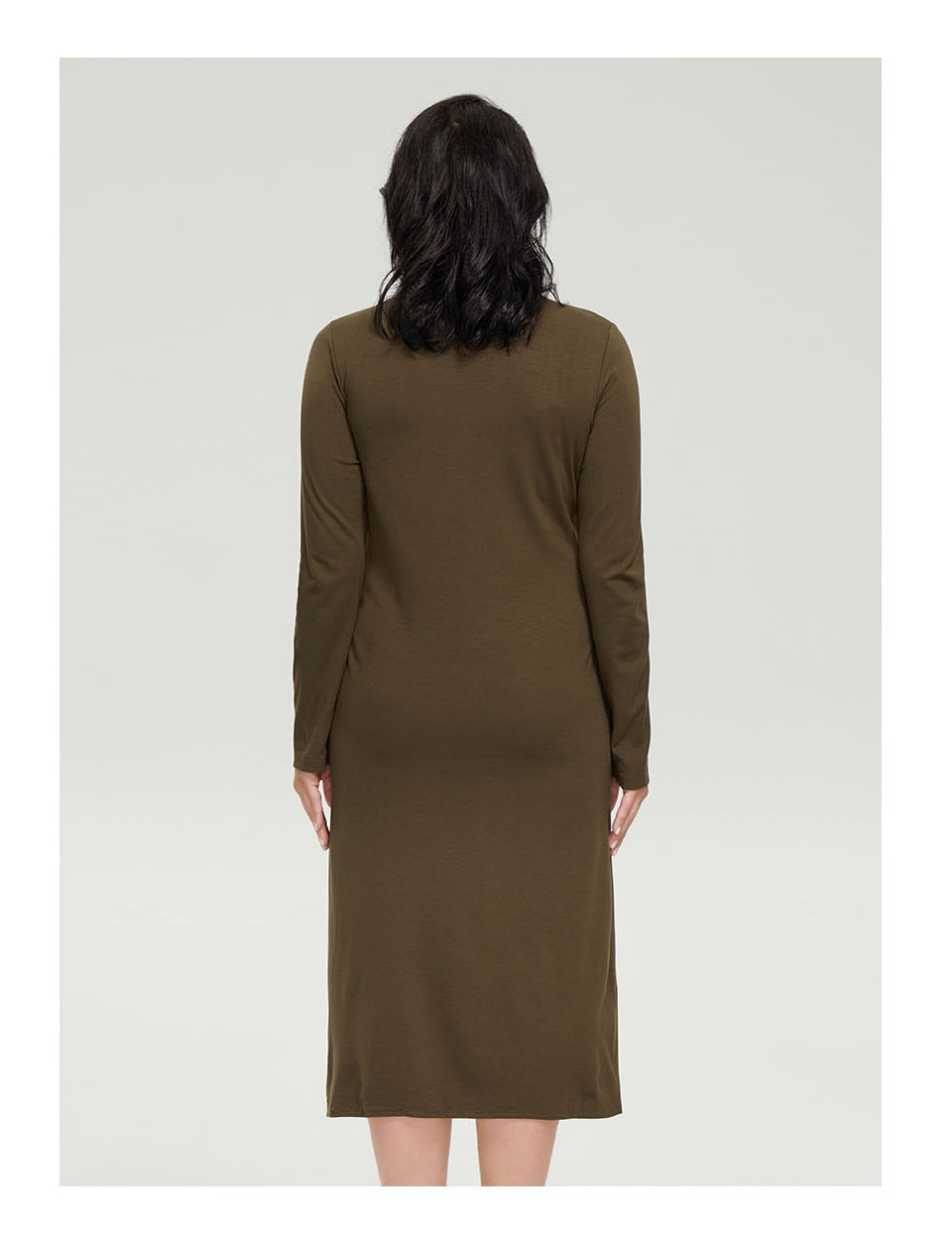 Round Patch Women's Plus Size Cotton Dress | All For Me Today