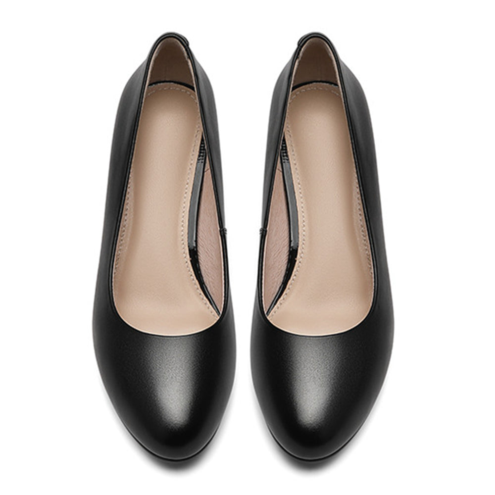 Round Toe Women's Dress Pumps | All For Me Today