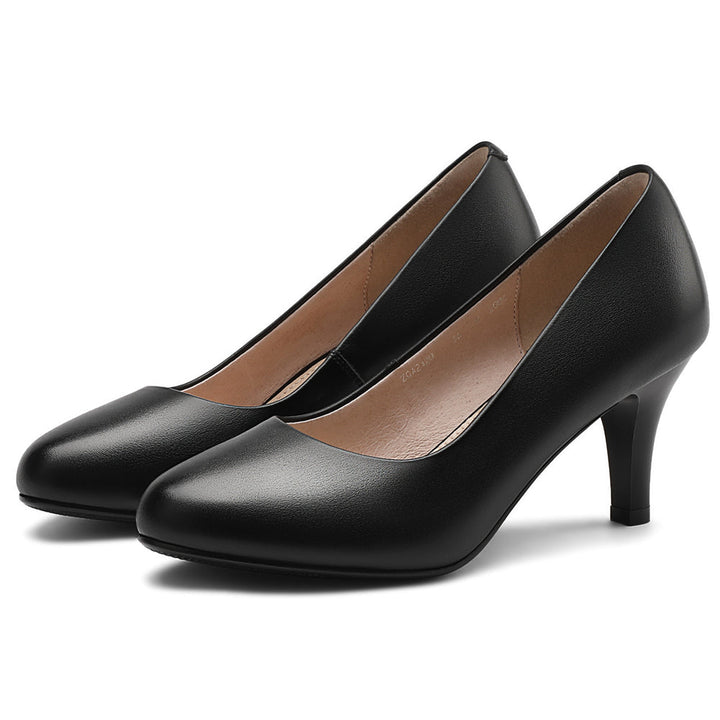 Round Toe Women's Dress Pumps | All For Me Today