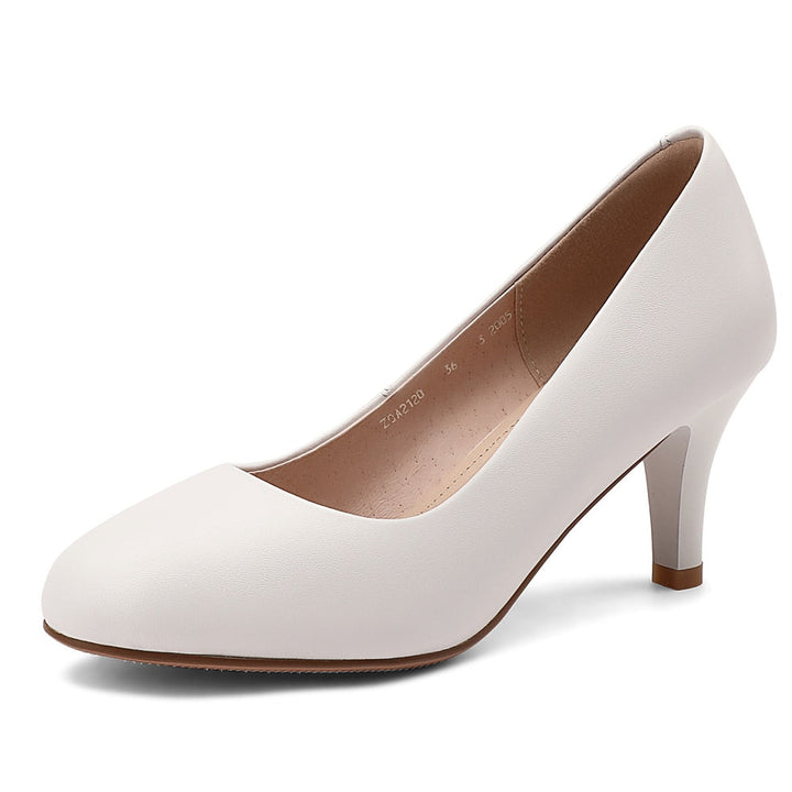 Round Toe Women's Dress Pumps | All For Me Today