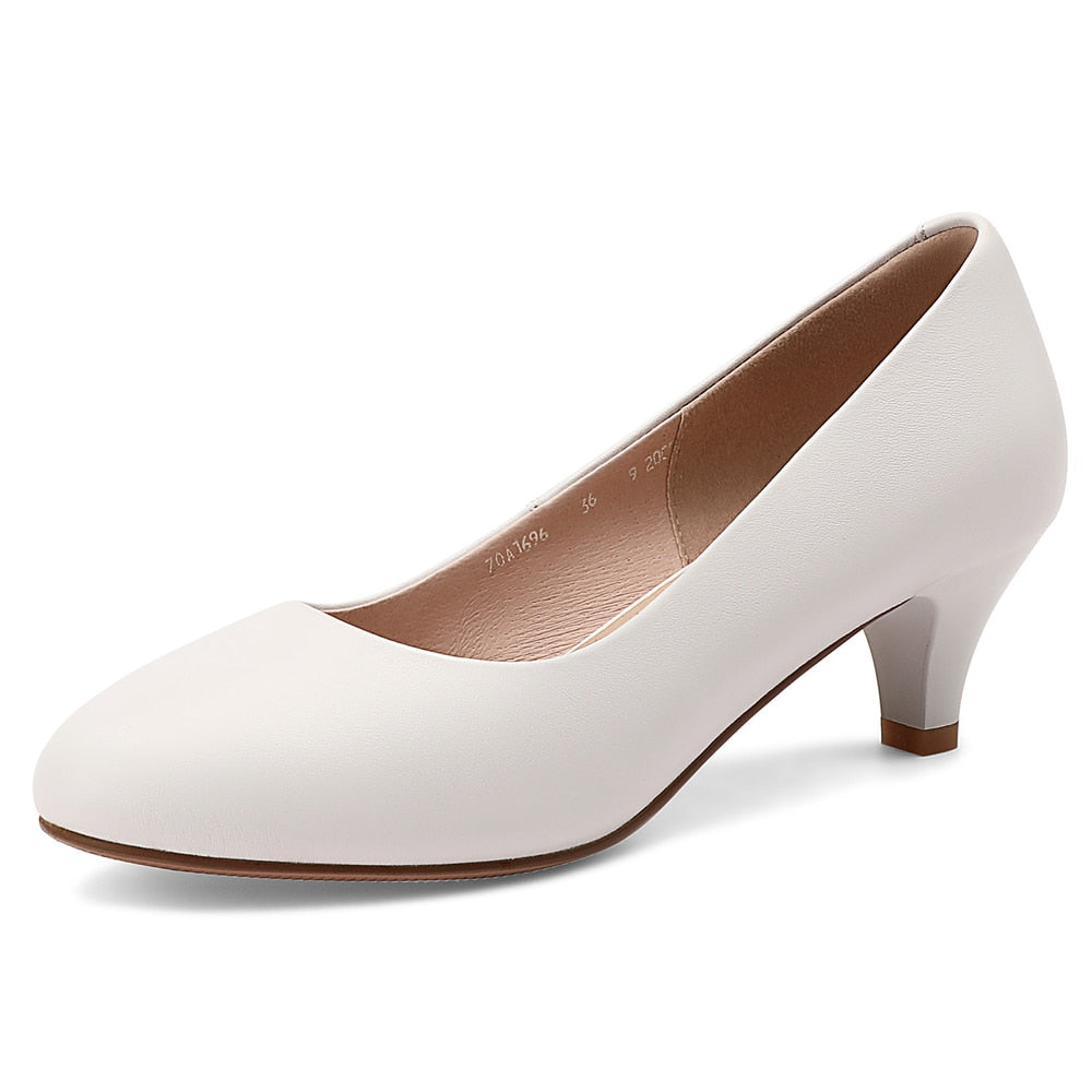 Round Toe Women's Dress Pumps | All For Me Today