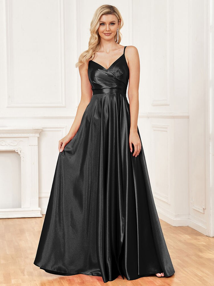 Know To Be Wild Satin Women's Evening Party Dress| All For Me Today