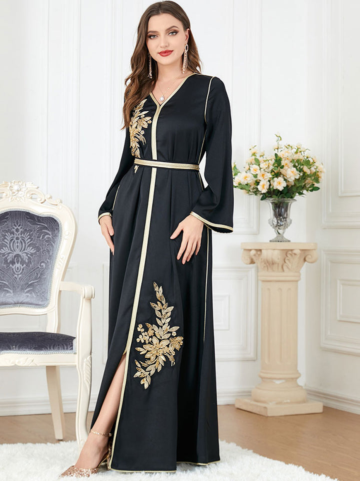 Beading Women's Kaftan Abaya Dress| All For Me Today