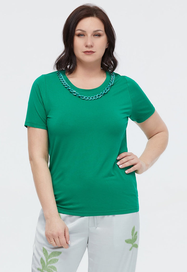 O-neck Plus Size Women's Cotton T-shirt| All For Me Today