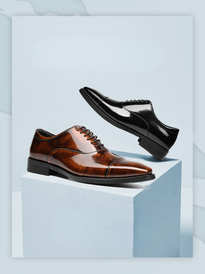 Patent Leather Men's Oxfords Shoes| All For Me Today