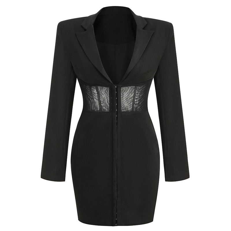 Total Appeal Women's Temperament Black Blazer| All For Me Today