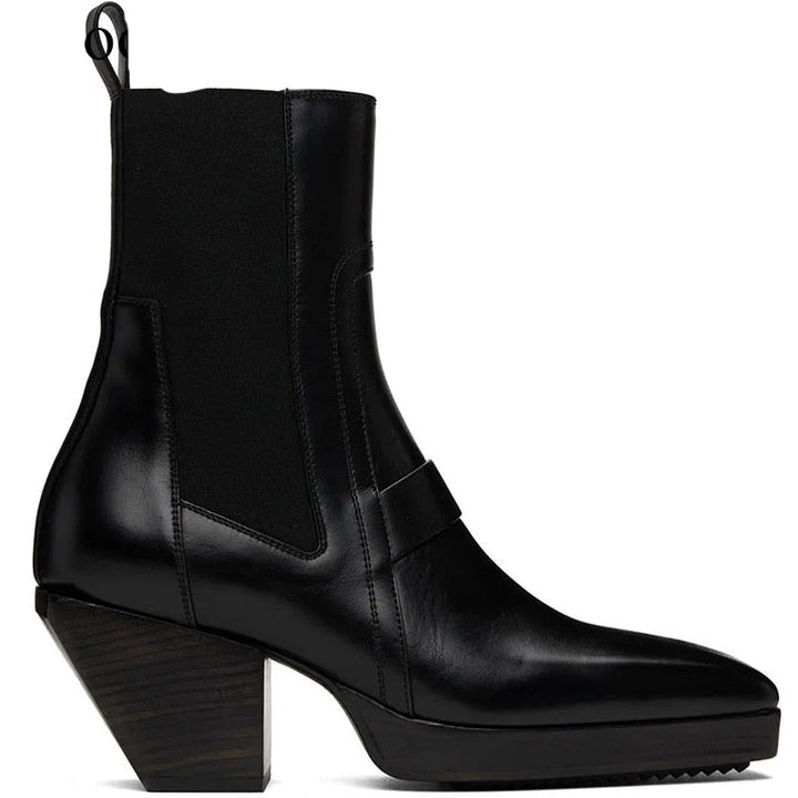 High Heels Square Toe Men's Ankle Boots| All For Me Today