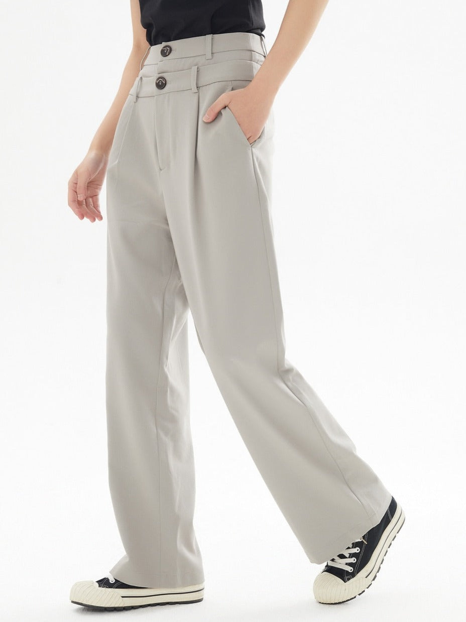 Double Waist Women's Baggy Pants| All For Me Today
