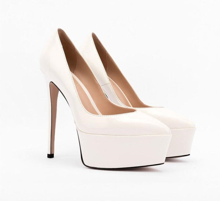 Pointed Toe Platforms Women's Thin Super High Heels| All For Me Today