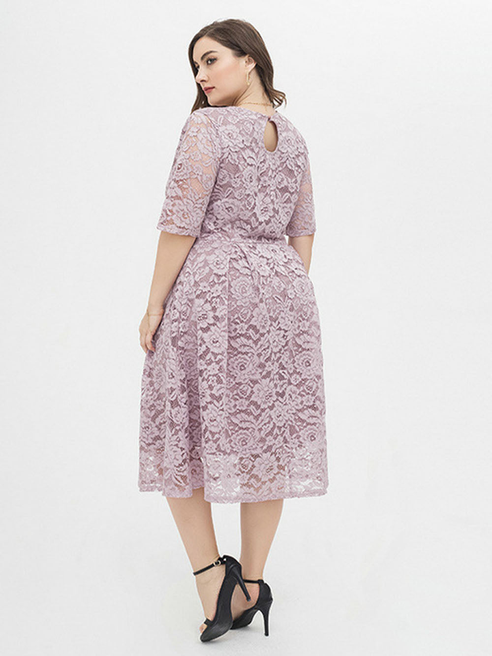 Sweet Skirt Plus Size Women Midi Dress| All For Me Today
