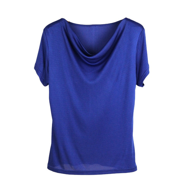 Short Sleeve Women's Real Silk T-shirt | All For Me Today