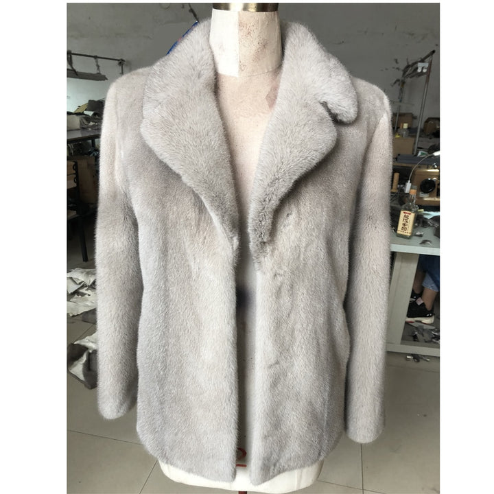 Short Style Women's Natural Mink Fur Coat | All For Me Today