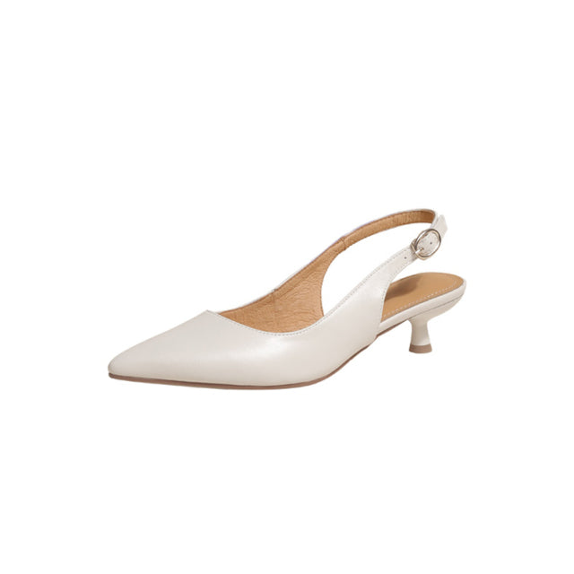 Sling Backs Pointed Toe Thin Heel Pump | All For Me Today