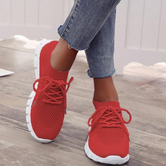 Spring Flat Lace Up Sneakers| All For Me Today