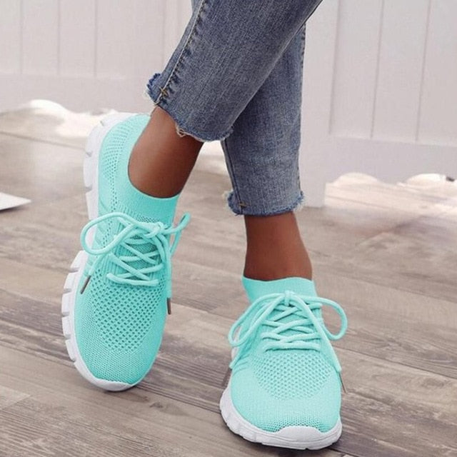 Spring Flat Lace Up Sneakers | All For Me Today