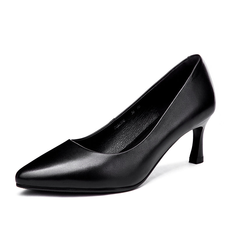 Square High Heel Women's Basic Pumps | All For Me Today