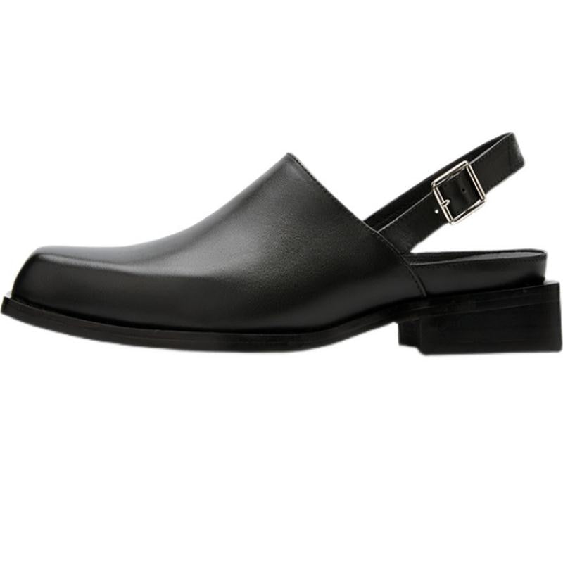 Square Toe Men's Genuine Leather Sandals | All For Me Today