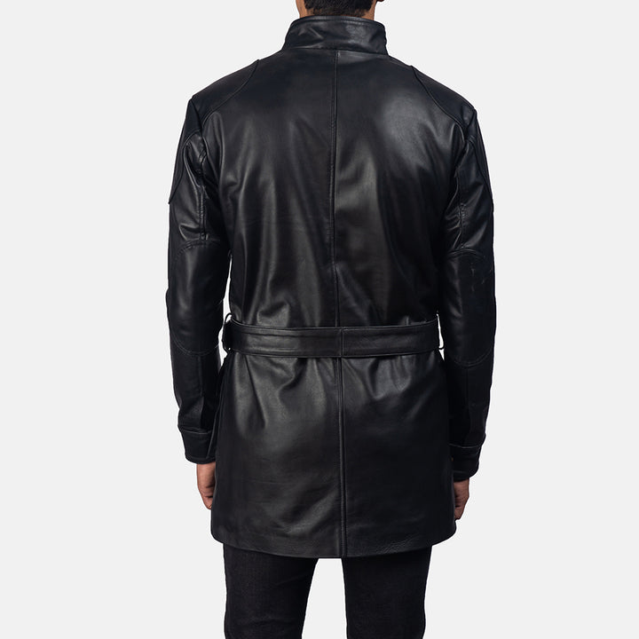 Sultan Black Leather Men's Jacket | All For Me Today