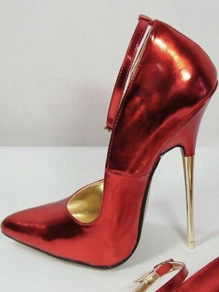 Super Metal High Heel Pump | All For Me Today