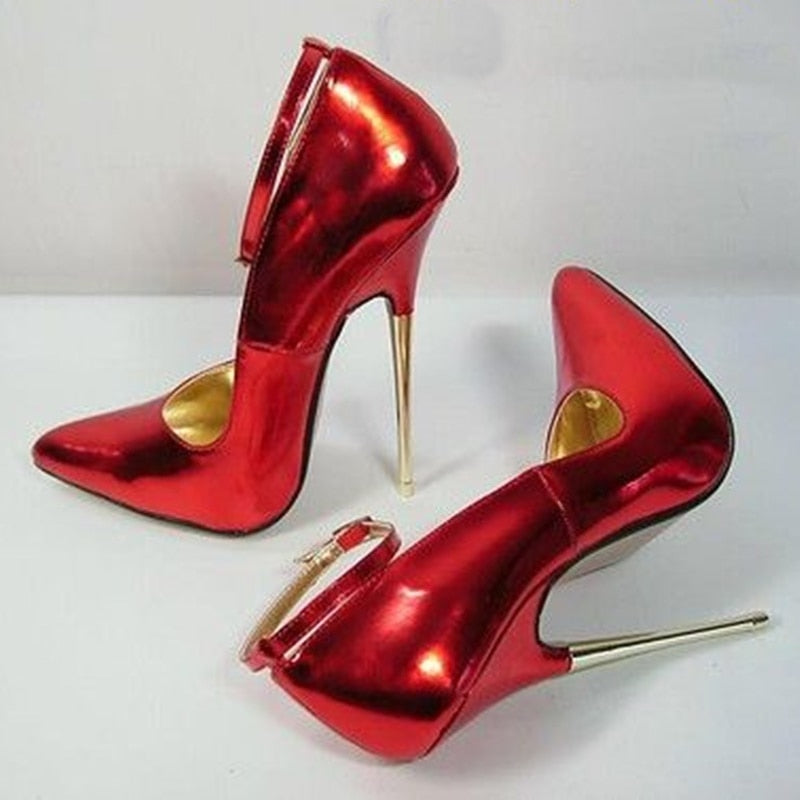 Super Metal High Heel Pump | All For Me Today