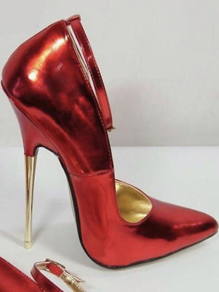 Super Metal High Heel Pump | All For Me Today