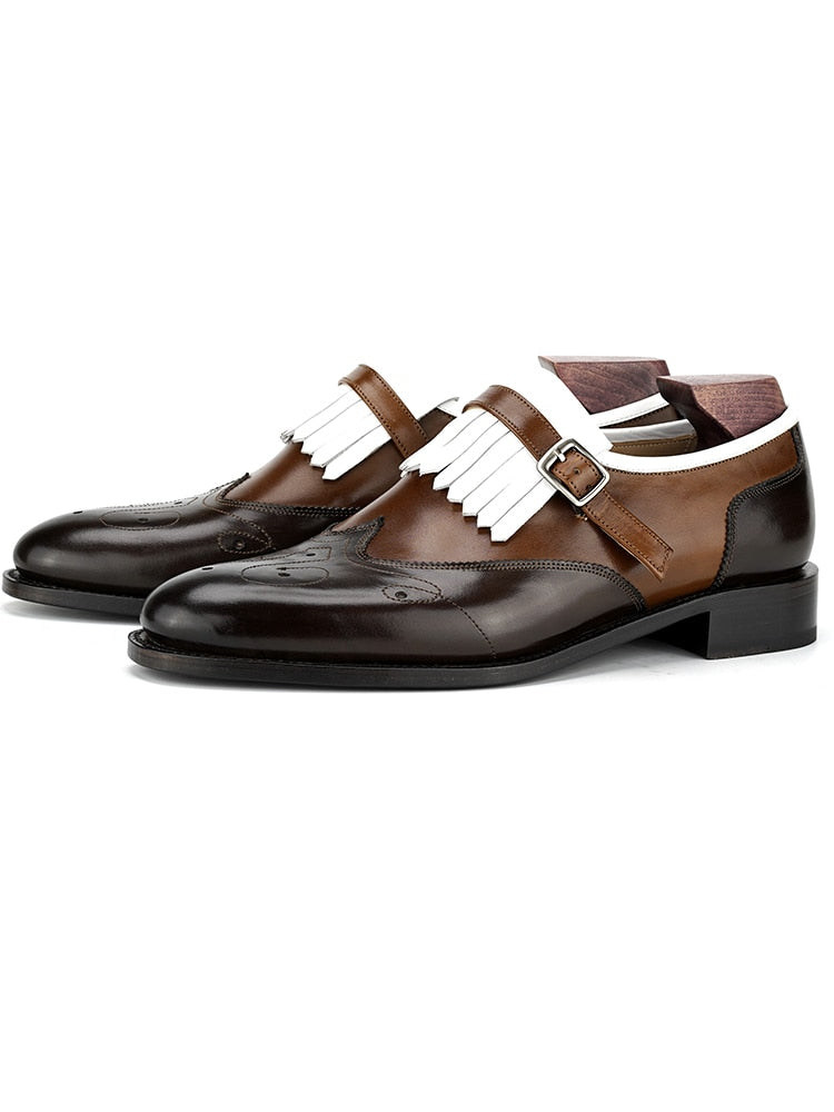 Tassel Slip-on Full Grain Leather Men's Loafer Shoes All For Me Today