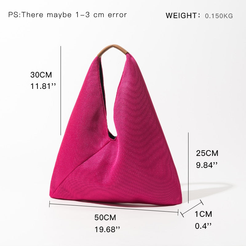 Triangle Mesh Net Women's Hobo Tote Bag| All For Me Today