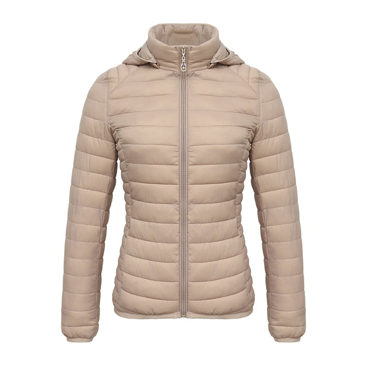 Ultralight Cotton Padded Women's Puffer Jacket With Store Bag | All For Me Today