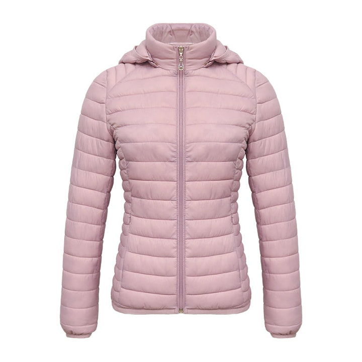 Ultralight Cotton Padded Women's Puffer Jacket With Store Bag | All For Me Today