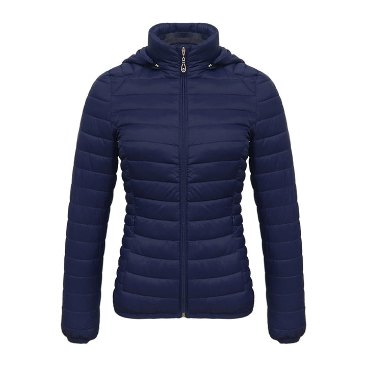 Ultralight Cotton Padded Women's Puffer Jacket With Store Bag | All For Me Today