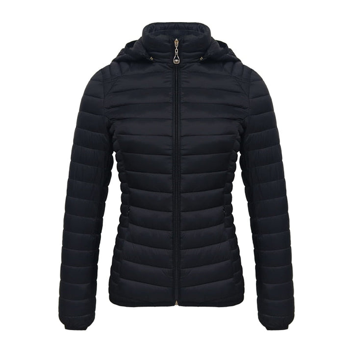 Ultralight Cotton Padded Women's Puffer Jacket With Store Bag | All For Me Today