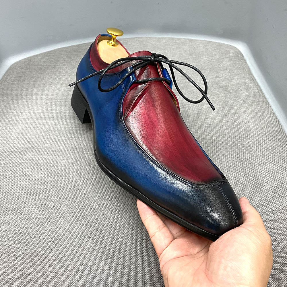 Vintage Mixed Colors Men's Dress Shoes| All For Me Today