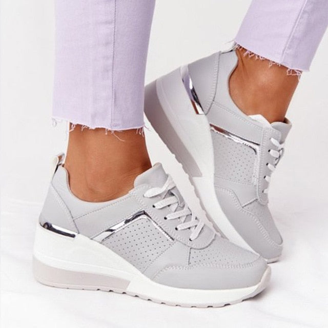 Wedges Vulcanize Sneakers | All For Me Today