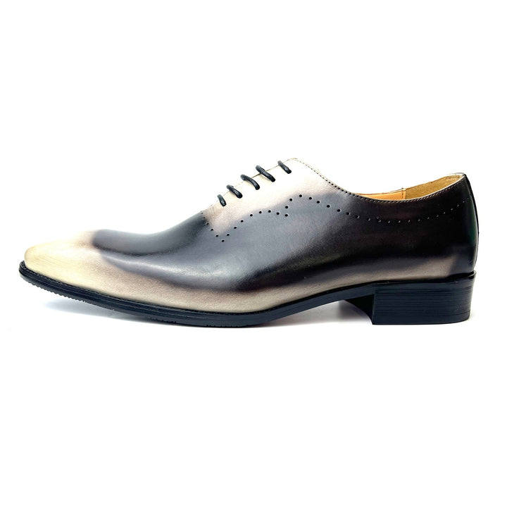 White Cup Men's Leather Oxford Shoes | All For Me Today