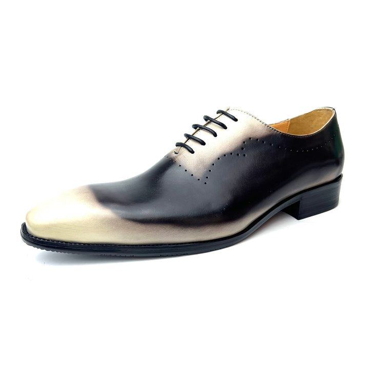 White Cup Men's Leather Oxford Shoes | All For Me Today