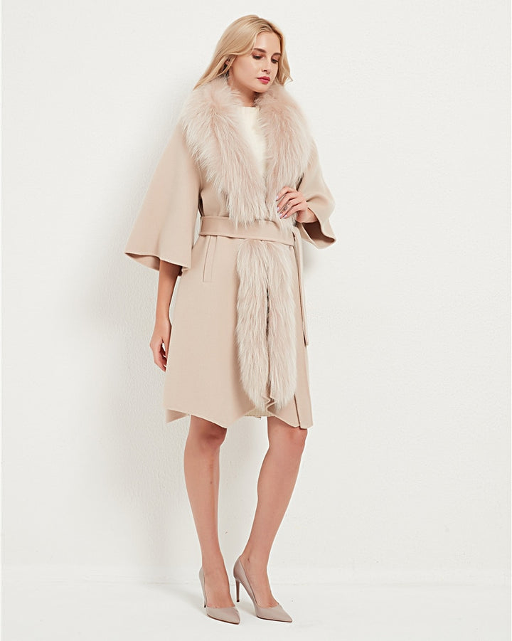 Wool Blends Women's Real Trench Coat | All For Me Today